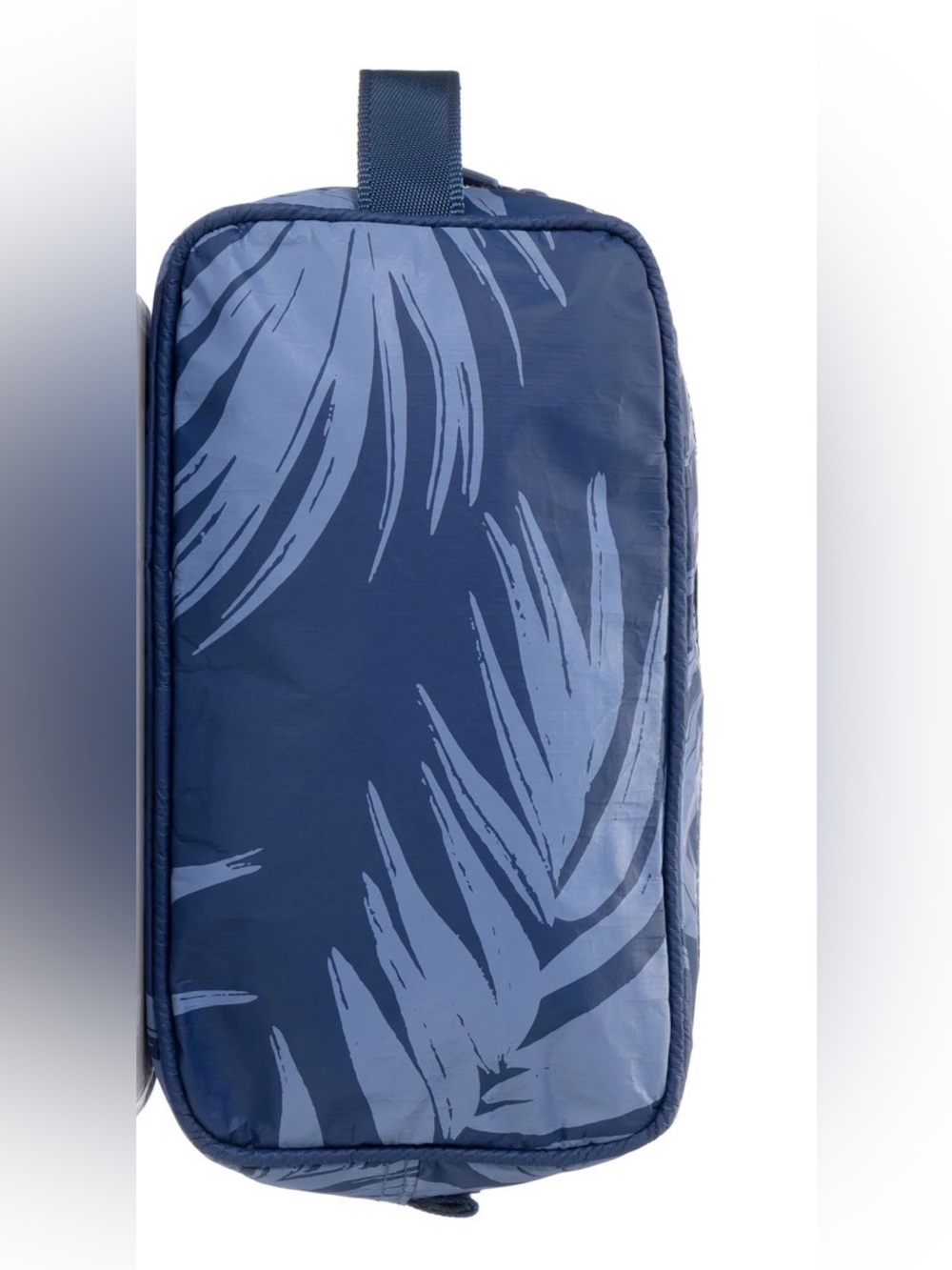 ALOHA Collection Navy Blue Palm-Print Toiletry Bag
